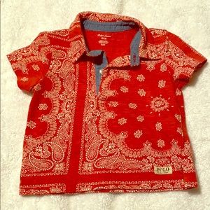 Paisley Ralph Lauren Polo Shirt